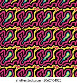 geometric abstract seamless pattern in graffiti style for your design