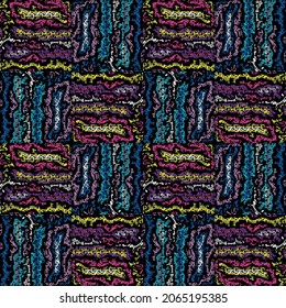 geometric abstract seamless pattern in graffiti style for your design