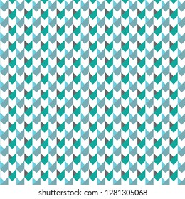 Geometric abstract seamless pattern Green and Blue background vector for print.