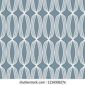 Geometric abstract seamless pattern. Linear motif background. Monochrome decoration design