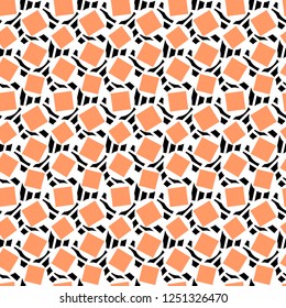 Geometric abstract seamless pattern. Linear motif background. Vibrant colors decoration design