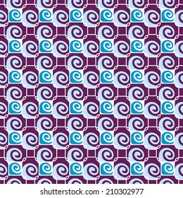 Geometric abstract seamless pattern motif background. Colorful shapes composition