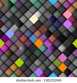 Geometric abstract seamless pattern. Polygonal style. Vector image.