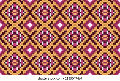 Geometric abstract seamless pattern print for fabrics or paper Vintage doodling background