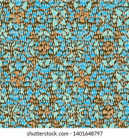 Geometric abstract seamless pattern. Stained glass illustration with embroidery illusion. Weaving texture. Kaleidoscope background for textile, fabric, wrapping, carpet, wallpaper, postcard.