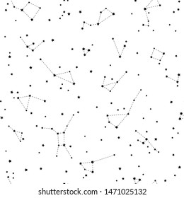 Geometric abstract seamless pattern with stars. Wrapping paper. Scrapbook paper. Tiling. Vector illustration. Background. Graphic texture for design wallpaper.
