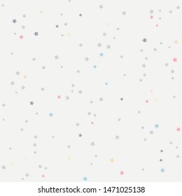 Geometric abstract seamless pattern with stars. Wrapping paper. Scrapbook paper. Tiling. Vector illustration. Background. Graphic texture for design wallpaper.