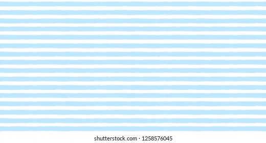 Geometric abstract seamless pattern. Stripes of blue and white colors. Vector illustration.