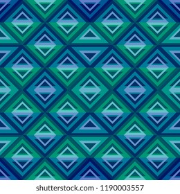 Geometric abstract seamless pattern with tribal diamond style colorful vector illustration for fashion textile print and wrapping.