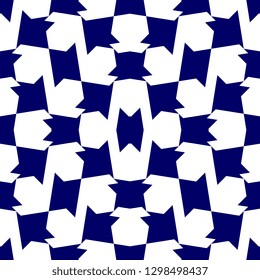 Geometric abstract seamless pattern vector illustration with zigzag design element for fashion textile print and wrapping