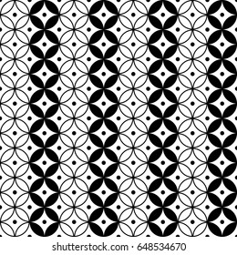 geometric abstract seamless pattern. Vector