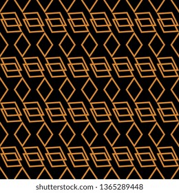 Geometric abstract seamless pattern with zigzag mesh lines stripes background