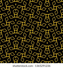 Geometric abstract seamless pattern with zigzag mesh lines stripes background