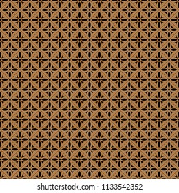 Geometric abstract seamless repeating vector ornament with diagonal dotted lines squares. Geometric luxury background. Vector and illustration. Modern stylish texture.