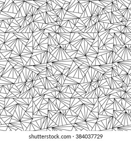 Geometric abstract seamless texture - polygons. A vector.