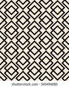 Geometric abstract seamless tile. Classic background. Vector illustration