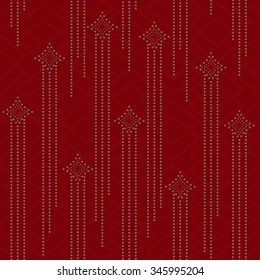 Geometric abstract seamless tile. Classic background. Vector illustration