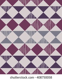 Geometric abstract seamless tile. Classic background. Vector illustration