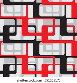 geometric abstract seamless vector bright pattern