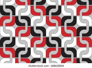 geometric abstract seamless vector pattern, universal background