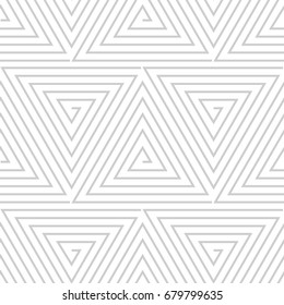 Geometric abstract seamless vector pattern