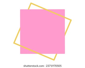 Ilustración de las tarjetas de forma de abstracto geométrico