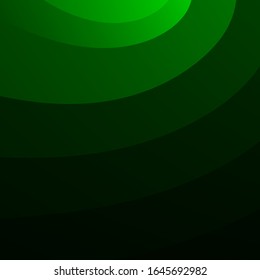 geometric abstract shape in light greenish gradient colors with floating iridescence reminiscent of a paper background. vector
