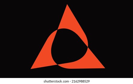 Forma geométrica y abstracta del logotipo 