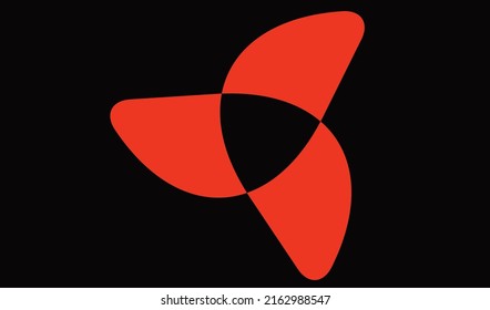 Forma geométrica y abstracta del logotipo 