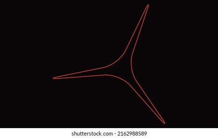 Geometric and abstract shape for logo 