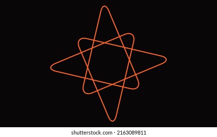 forma abstracta geométrica del logotipo