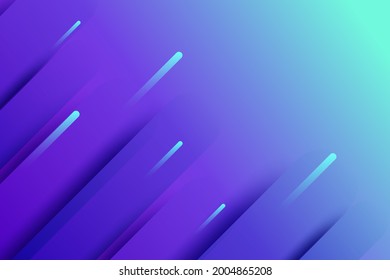 Forma geométrica abstracta sobre fondo de degradado verde y azul. Vector 
