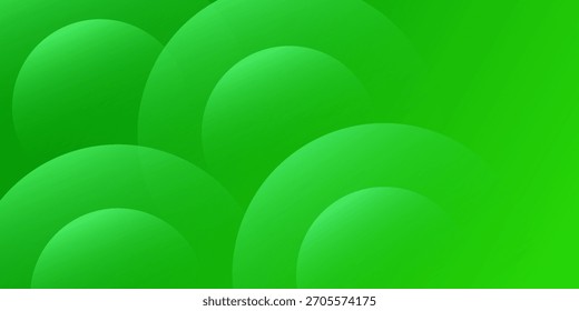 Forma abstracta geométrica sobre fondo de superposición de gradiente verde. Vector eps10