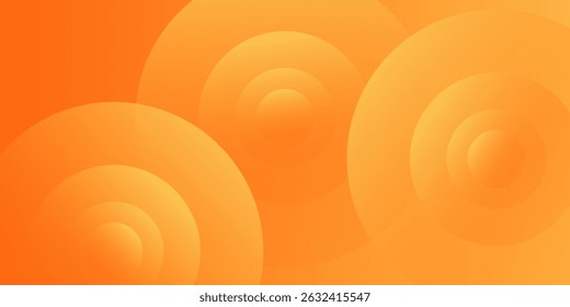 Forma geométrica abstrata no plano de fundo da sobreposição de gradiente amarelo-laranja. Vetor.