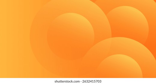 Forma abstracta geométrica sobre fondo superpuesto de gradiente amarillo-naranja. Vector.