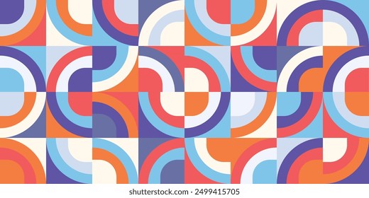 geometric abstract shape poster banner