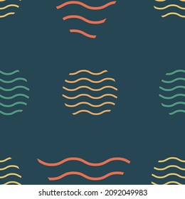 Geometric Abstract Shape Seamless Pattern