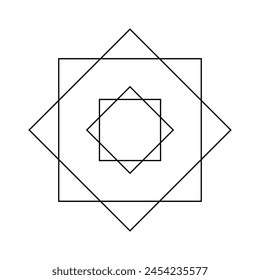 Geometric Abstract Shape Vector Element