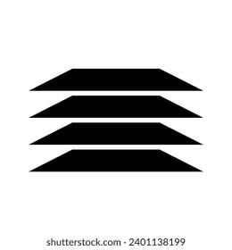 Geometric Abstract Shapes Decoration Template or Frame