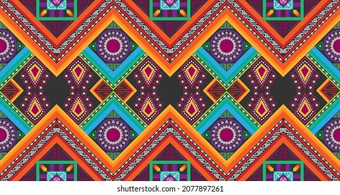 Diseño de fondo, alfombra, papel pintado, ropa, envoltura, batik, tela, vector