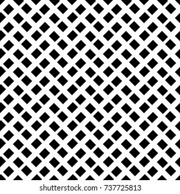 Geometric abstract. Slanted rectangle slabs. Checkered pattern. Seamless surface design with tilted blocks. Repeated tiles ornament background. Mosaic motif. Grid wallpaper. Digital paper. Vector art.