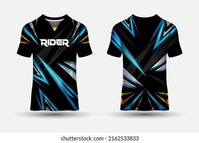 Geometric abstract sports jersey design vector and t shirt template sports background