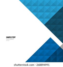 Geometric Abstract Squares and Triangles Background