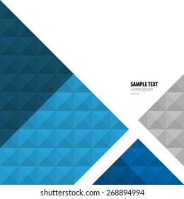 Geometric Abstract Squares and Triangles Background