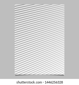 Geometric abstract stripe pattern brochure background design - gradient vector page