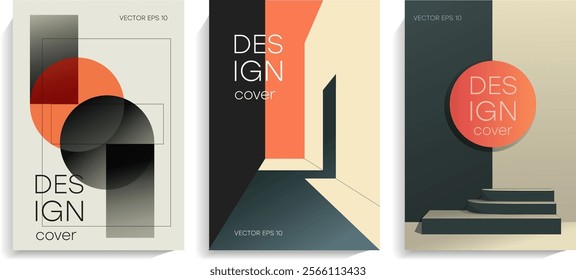 Geometric abstract. Surrealistic art illustration. Vector is suitable for your most daring projects, animation, advertising, flyer, poster, postcard, etc.