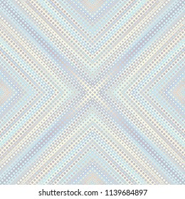 Geometric abstract symmetric pattern in low poly pixel art style. Seamless low poly background. Vector image.