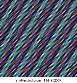Geometric abstract symmetric pattern in low poly pixel art style. Seamless low poly background. Vector image.