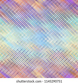 Geometric abstract symmetric pattern in low poly pixel art style. Seamless low poly background. Vector image.