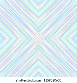 Geometric abstract symmetric pattern in low poly pixel art style. Seamless low poly background. Vector image.
